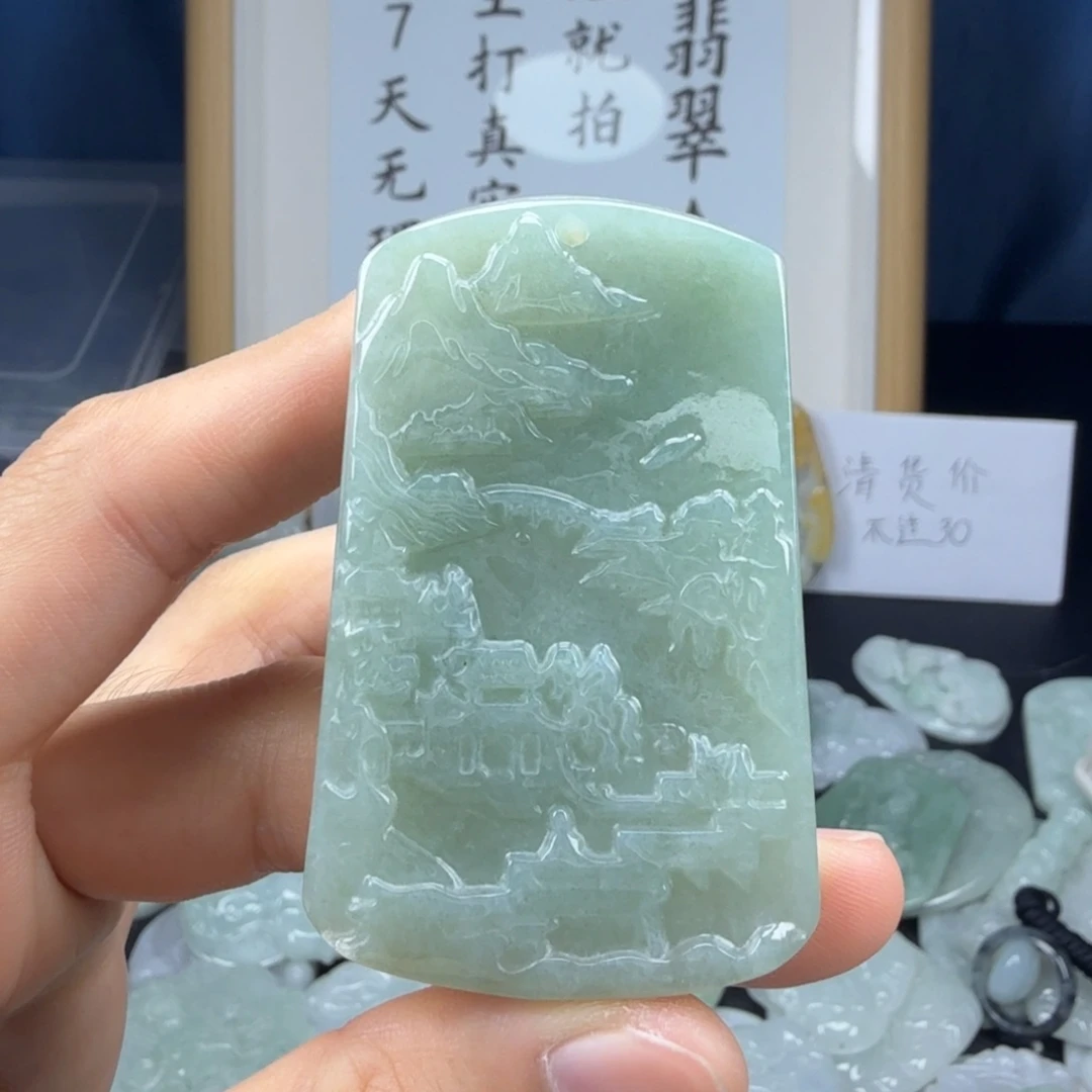颈饰未镶嵌翡翠翡翠