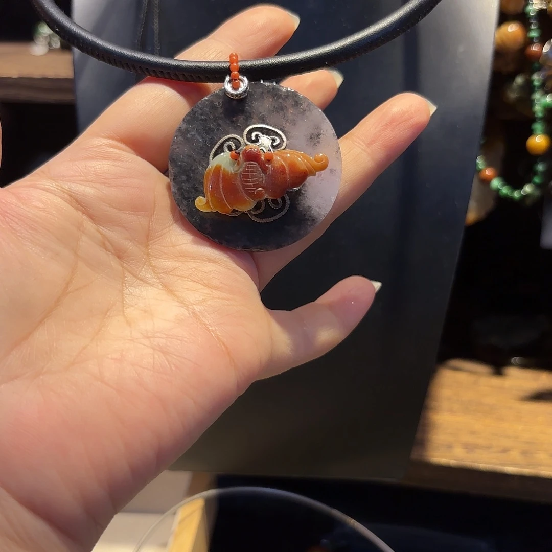 翡翠未镶嵌颈饰原创