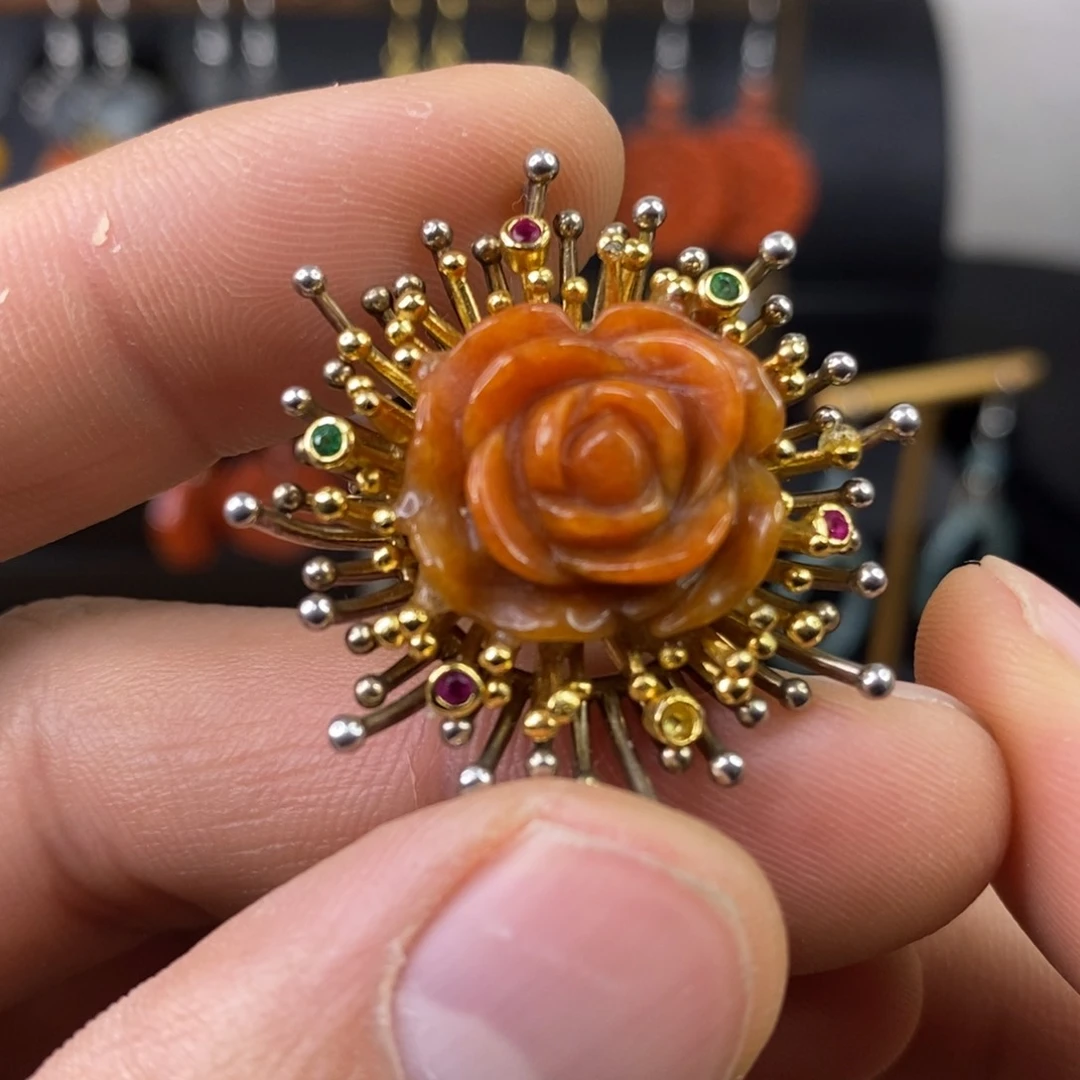 颈饰未镶嵌翡翠吊坠