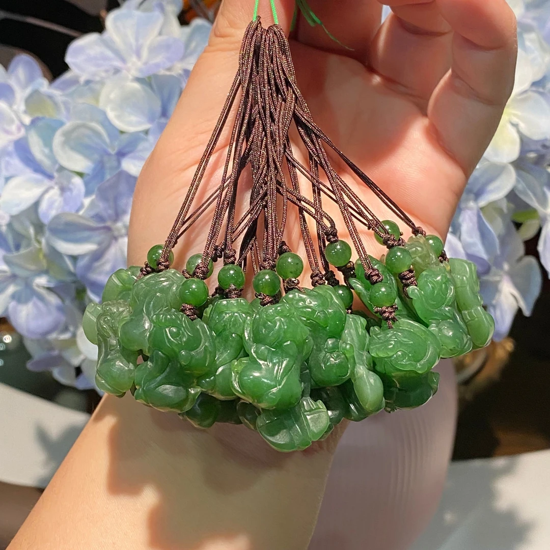 碧玉貔貅挂件多样性发一