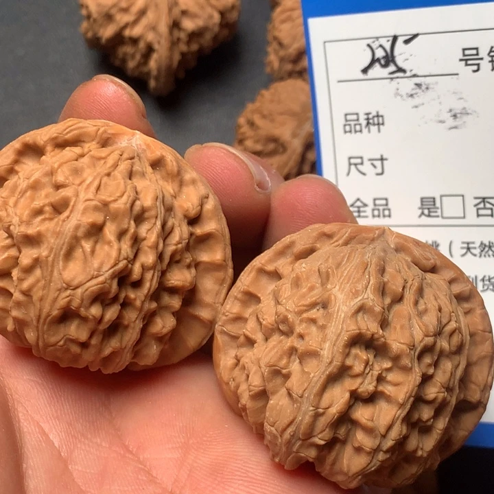 文玩核桃把件43白狮子205