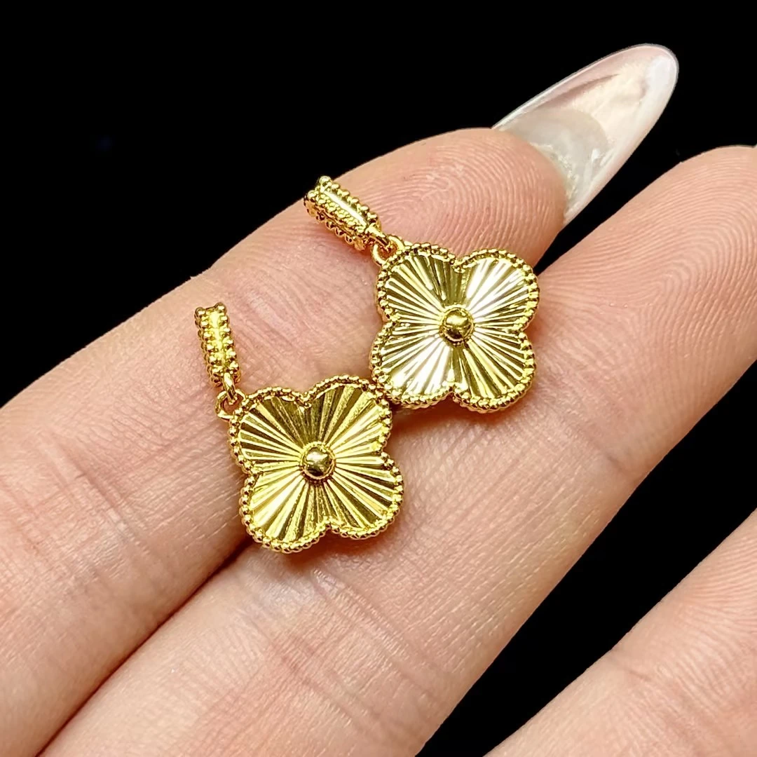 【CH】18k金四叶草吊坠（多样性发其一）