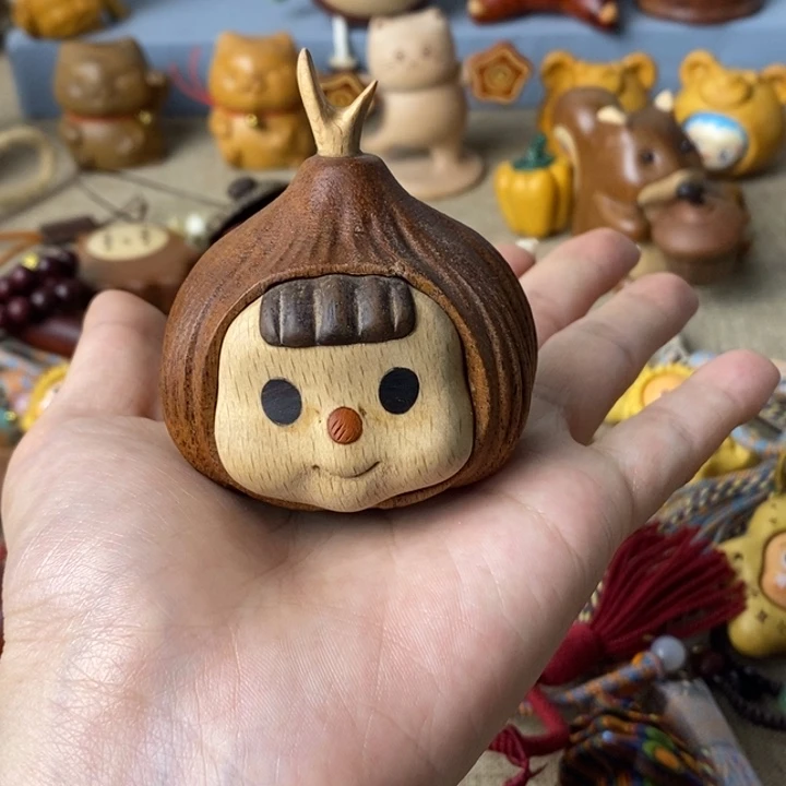 银S925蒜头美摆件