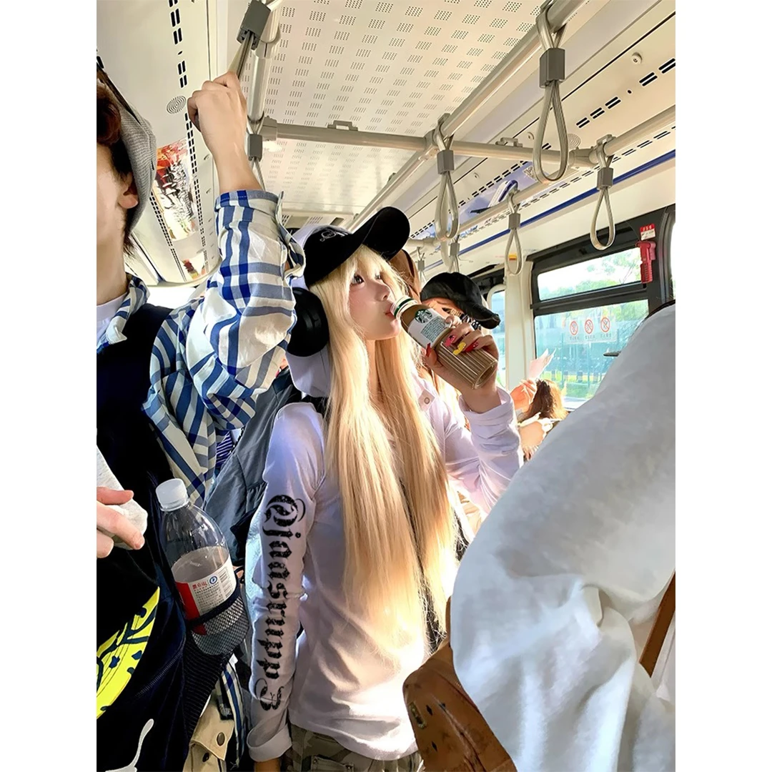 FOPJ美式夏季设计感长袖防晒女修身纯欲风辣妹显瘦百搭连帽上衣潮