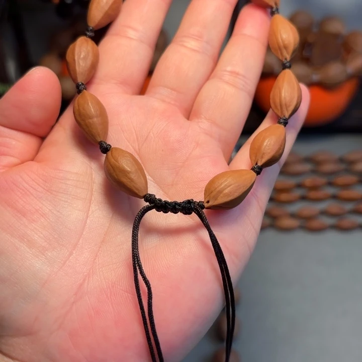 涅***生橄榄核手串/手链小金瓜子单圈1.1尺寸