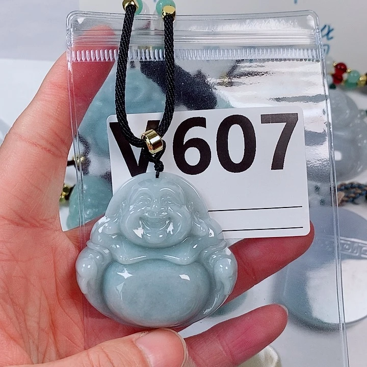 翡翠未镶嵌颈饰天然