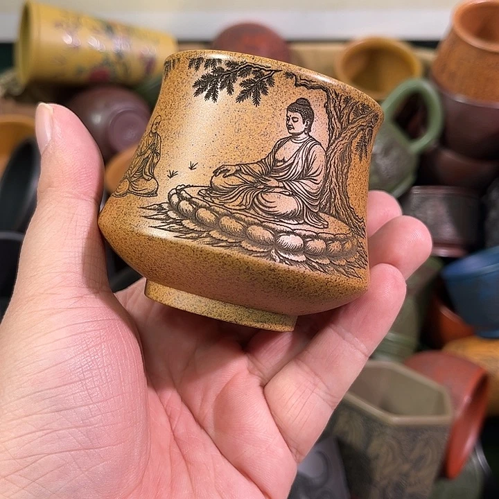 茶杯紫砂全手工紫砂主人杯