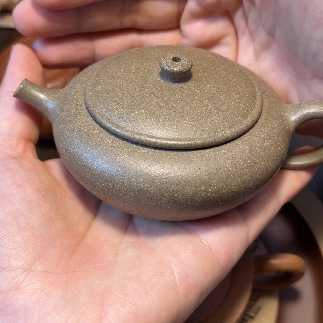 一***上紫砂茶壶宜兴紫砂茶具半手工制作工艺