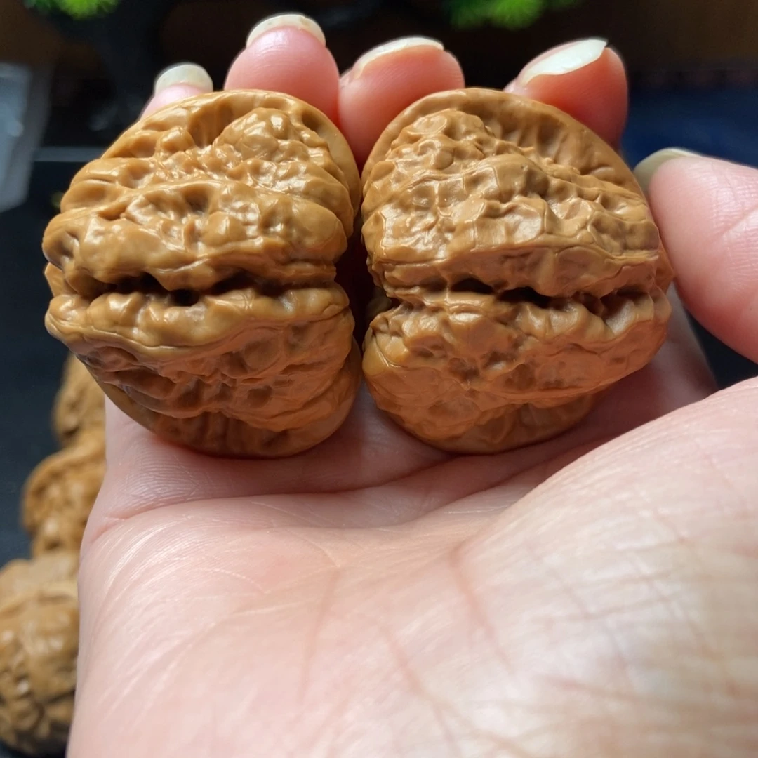 文玩核桃把件蛤蟆头42