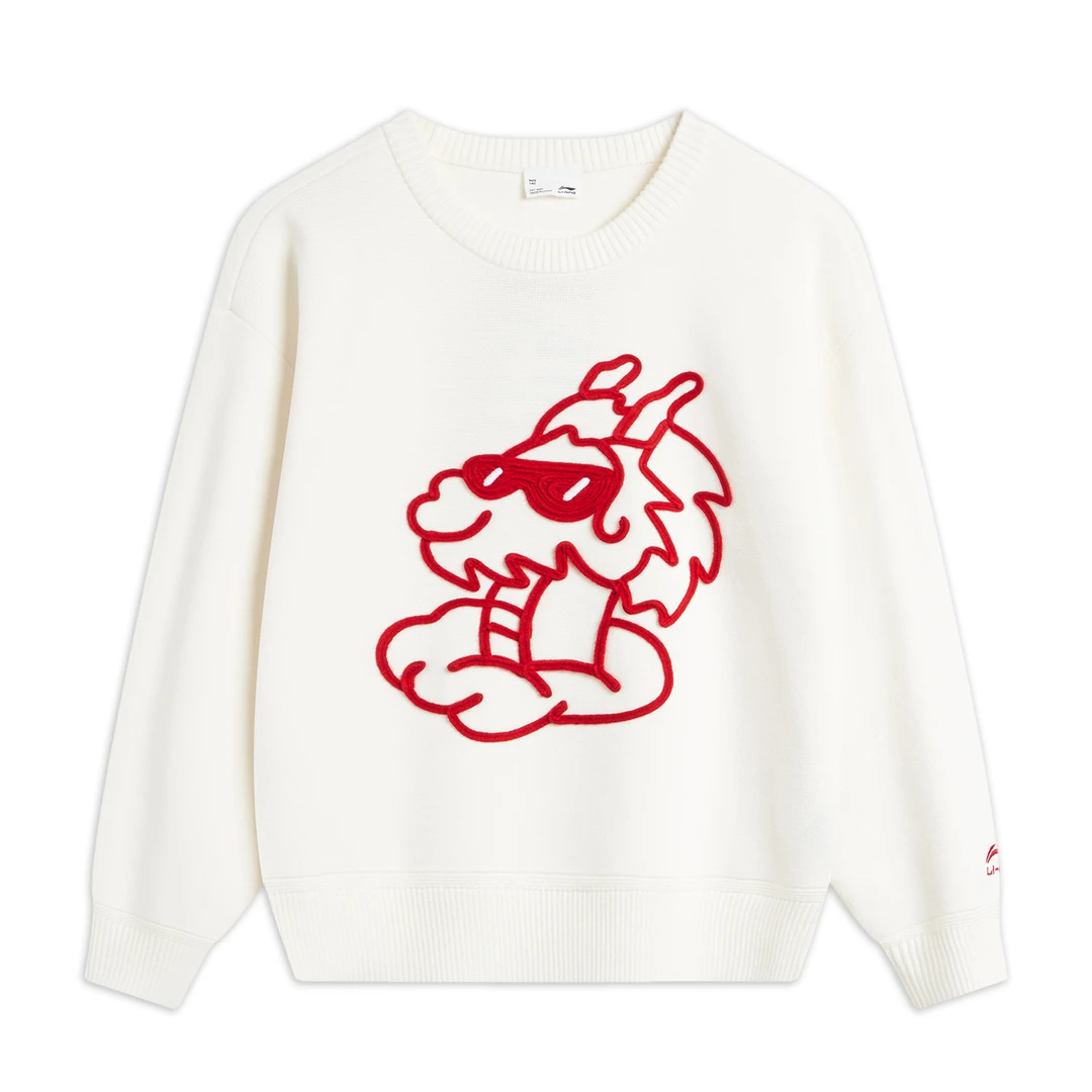 B品以直播展示为主-中国李宁男大童运动系列套头编织衫YMBU013