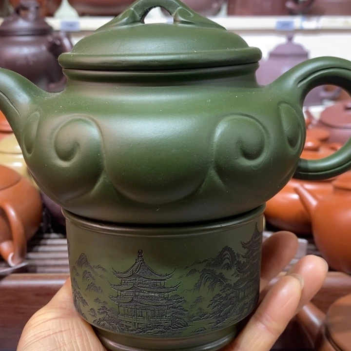 紫砂茶壶微瑕处理一把