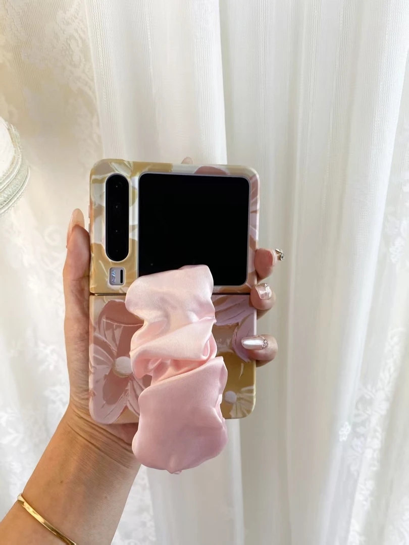 韩系丝巾腕带适用华为purax折叠屏手机壳超薄pocket2荣耀vflip2