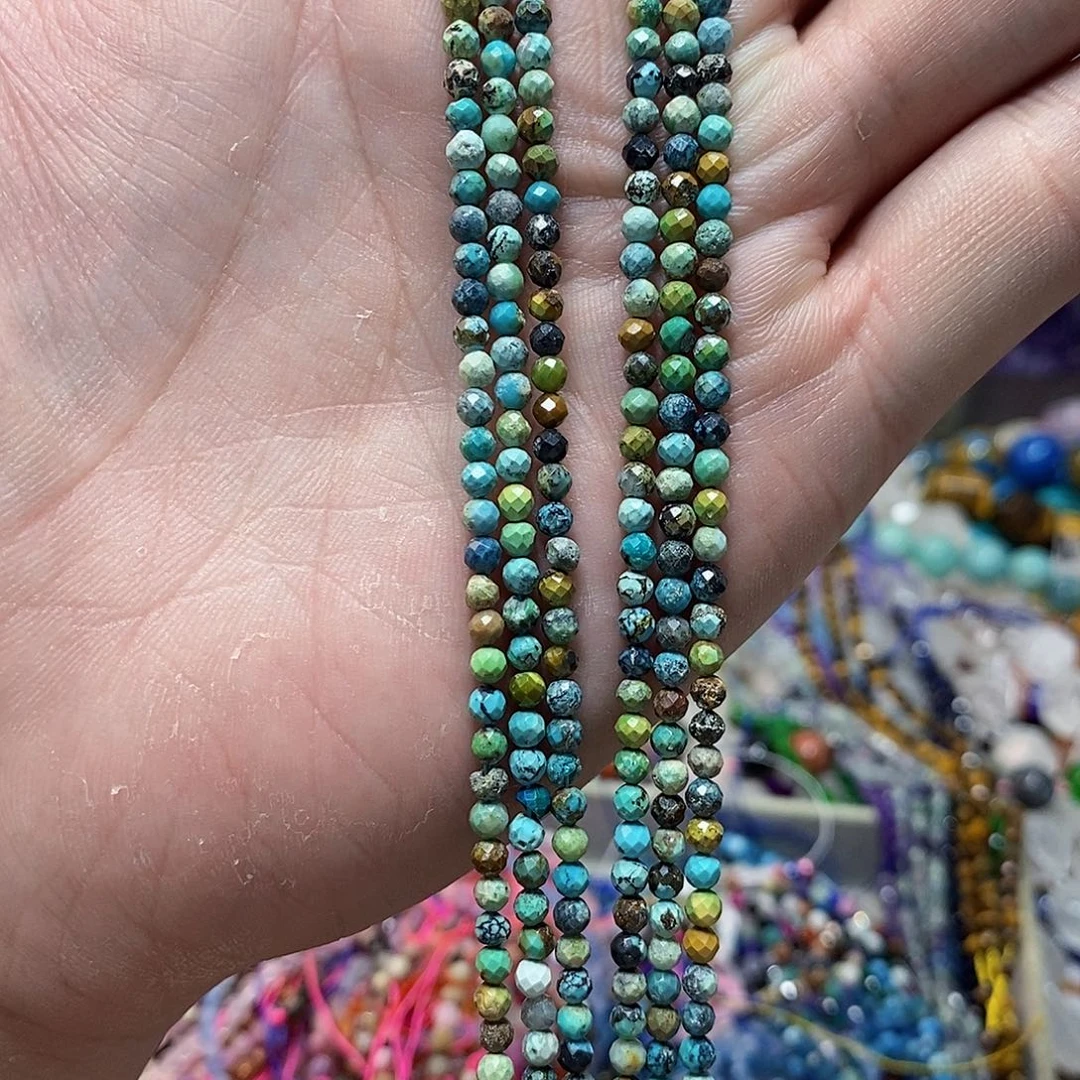 石英质玉未镶嵌，天然湖北松切面3mm，