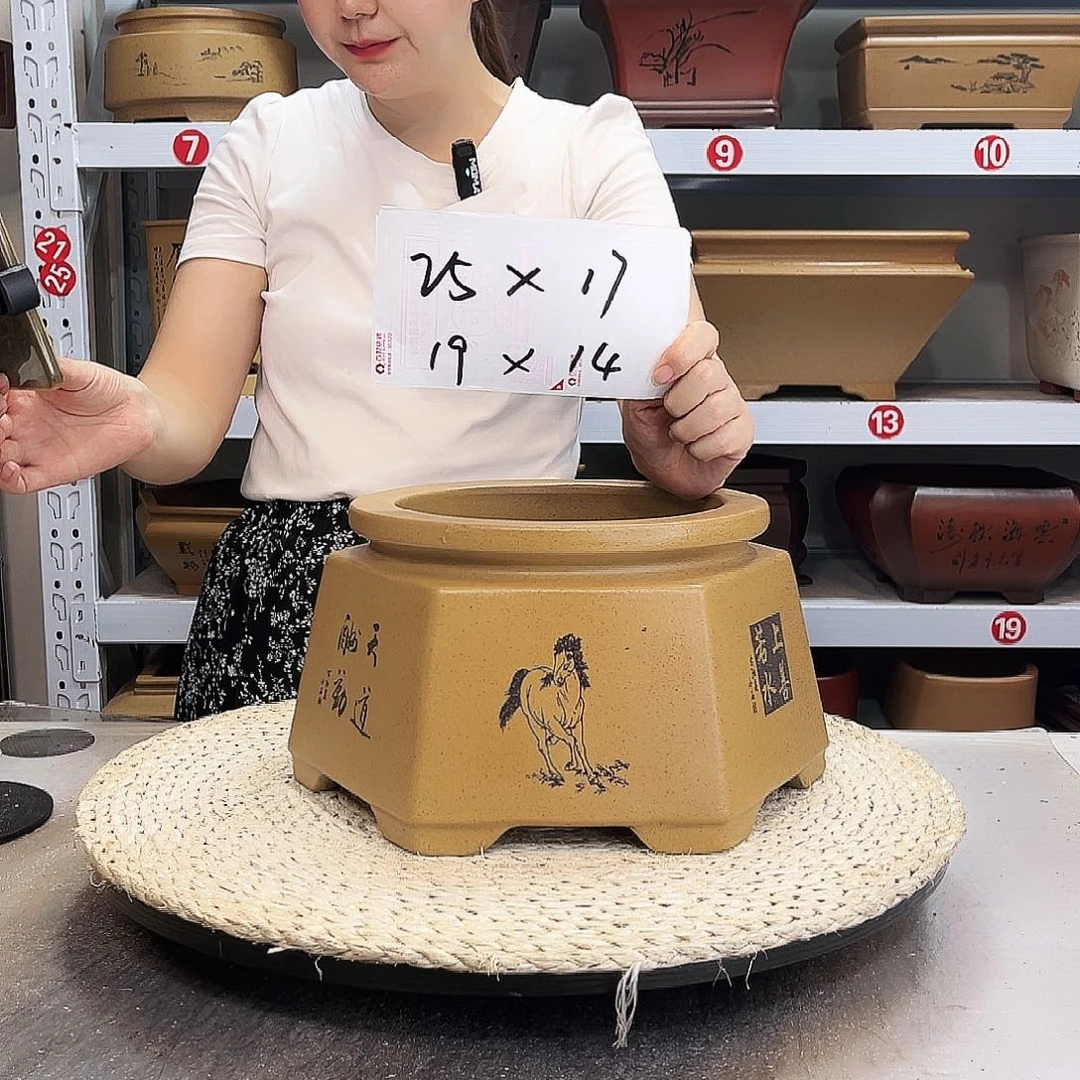 紫砂花盆紫砂花盆