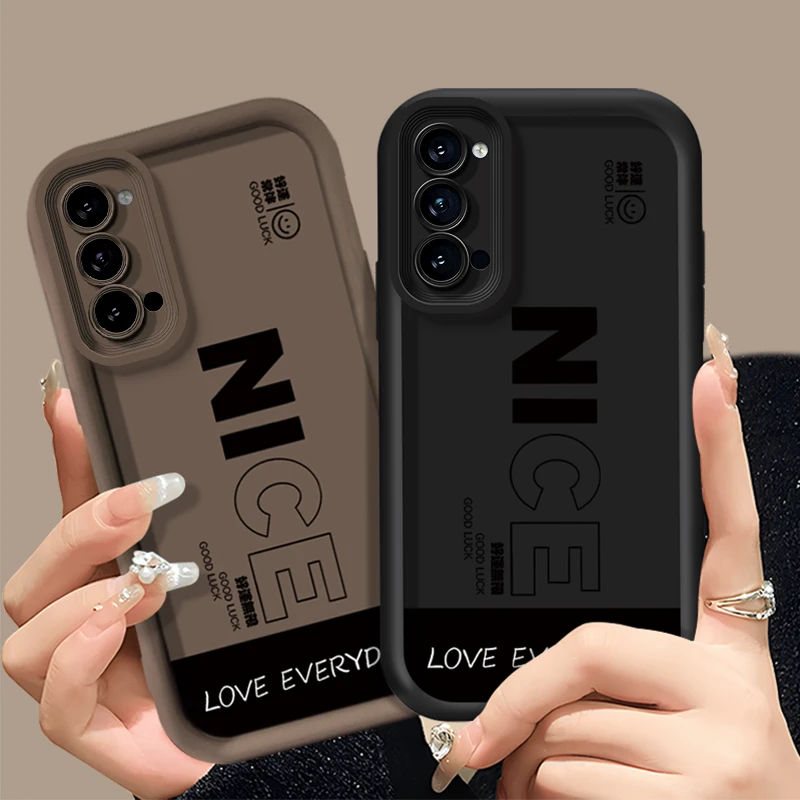 适用于【OPPO】Reno4Pro潮牌nice创意个性男女新款防摔手机壳