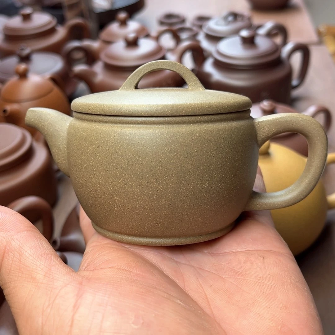 茶壶紫砂青段汉瓦