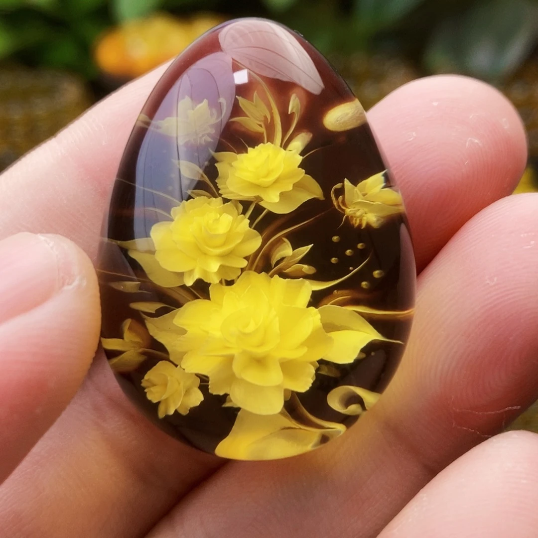 【闪购商品】金珀吊坠(不含链)未镶嵌