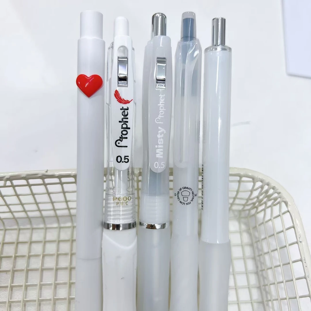 【黑墨/5支】C03白杆,迷雾果冻红羽毛知心..掉封蜡不售后