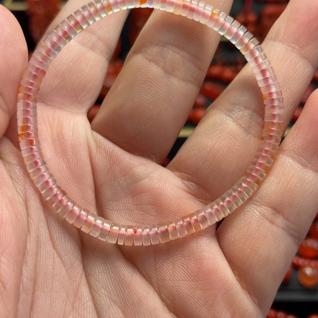 玛瑙/玉髓未镶嵌串4mm