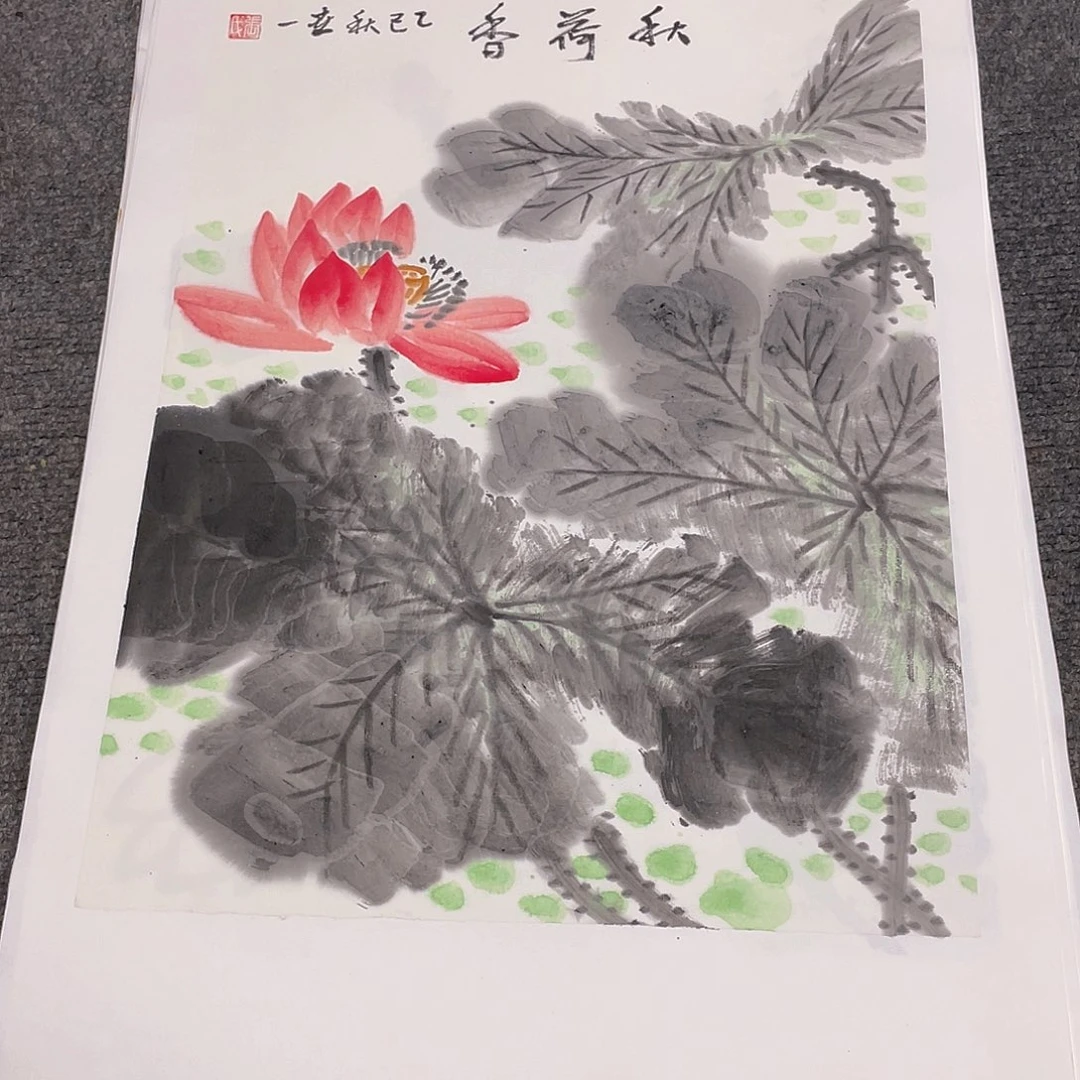 国画1.4平尺纯手绘国画作品