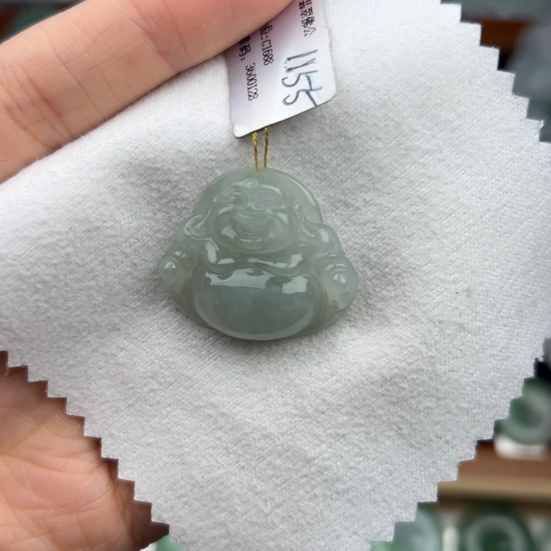 颈饰未镶嵌翡翠佛公