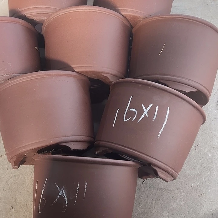 紫砂花盆100-8。        16-11