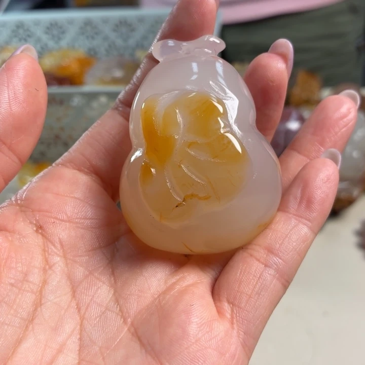 玛瑙/玉髓未镶嵌吊坠(不含链)