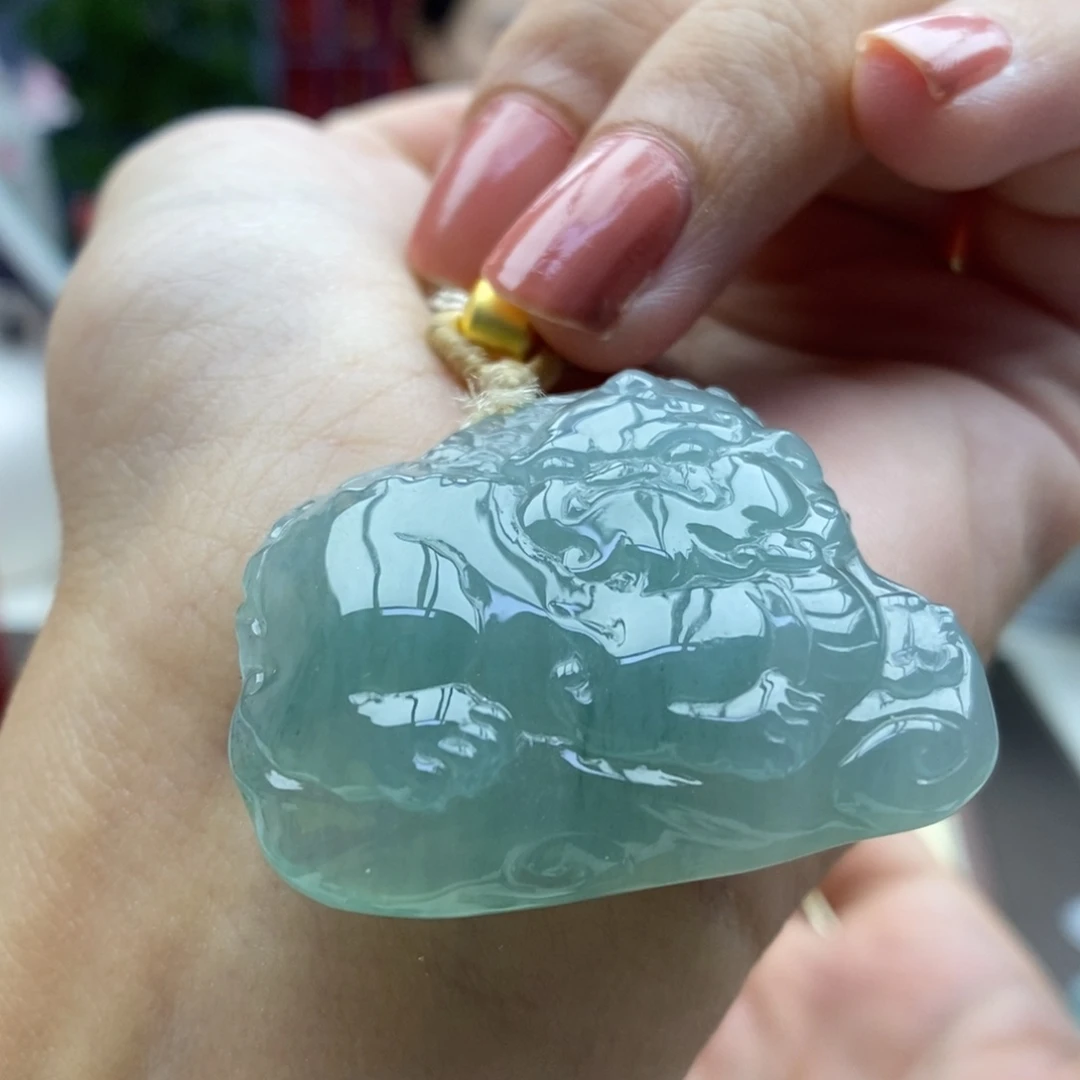 翡翠未镶嵌颈饰吊坠43