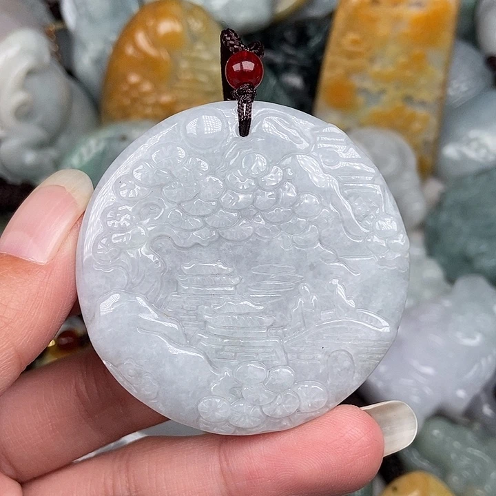 颈饰未镶嵌翡翠翡翠