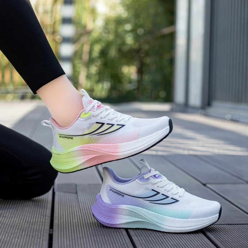 【轻便舒适】夏季时尚潮鞋软底网面休闲跑步情侣款运动鞋6158