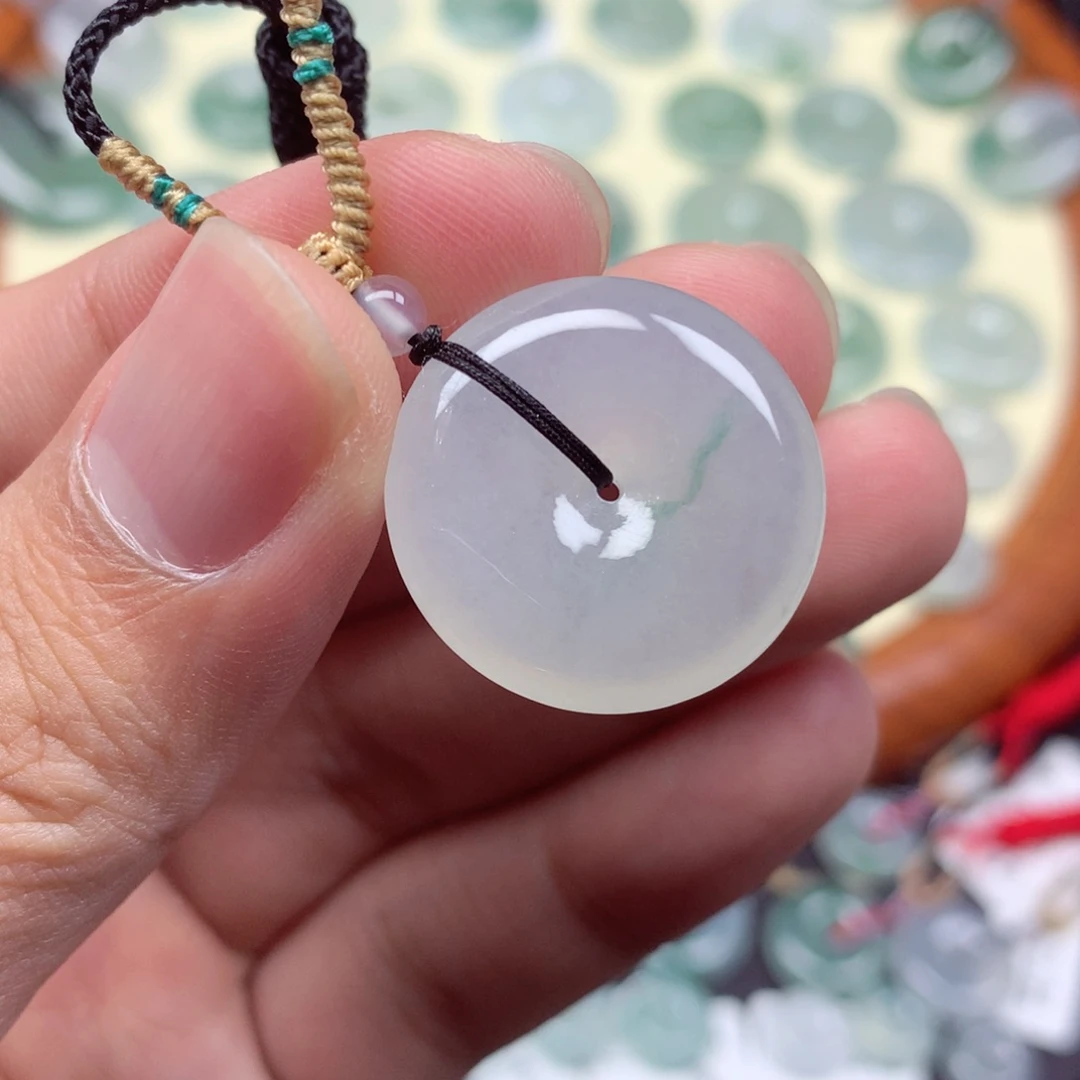 翡翠未镶嵌颈饰吊坠23/5.6mm