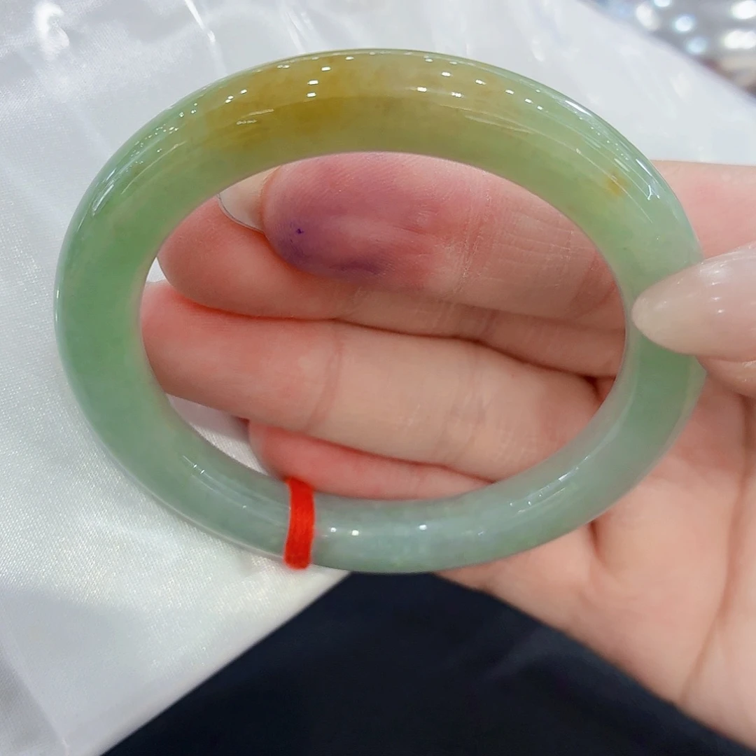 翡翠未镶嵌手镯翡翠54-56圈口（强推）