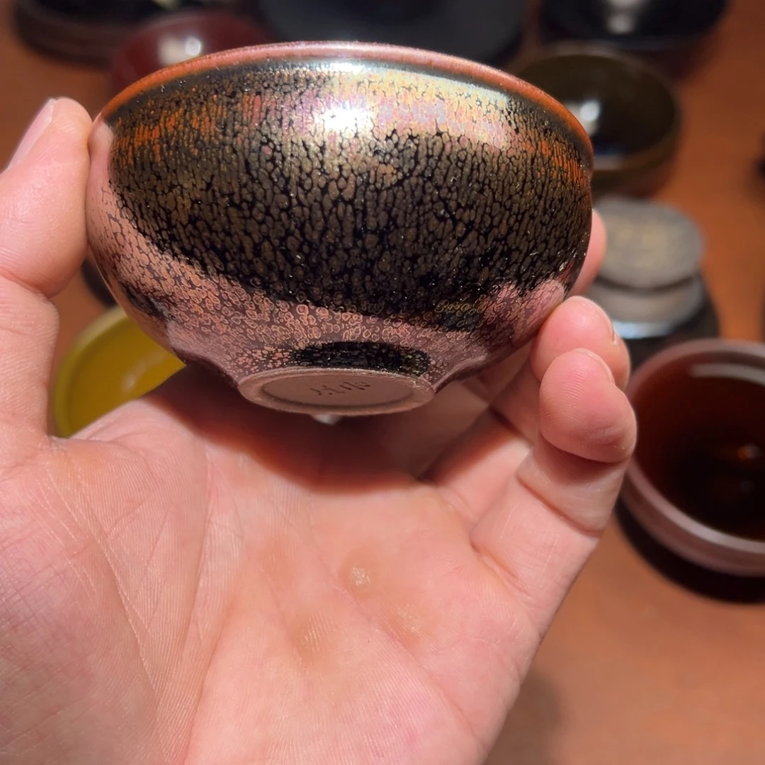 茶盏黄俊杰电烧主人杯建窑建盏茶盏