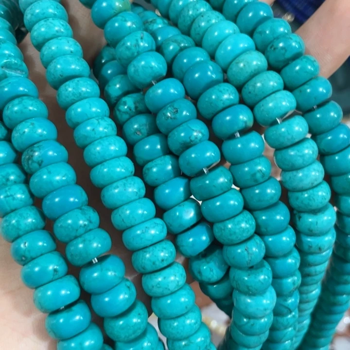 贝壳非金属一条10mm蓝色原矿算盘