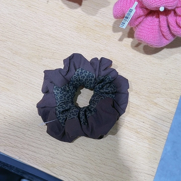铁合金布艺豹纹拼色