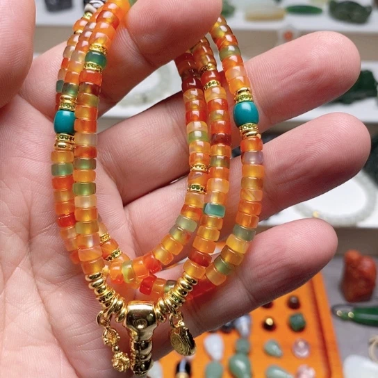 玛瑙/玉髓未镶嵌手链