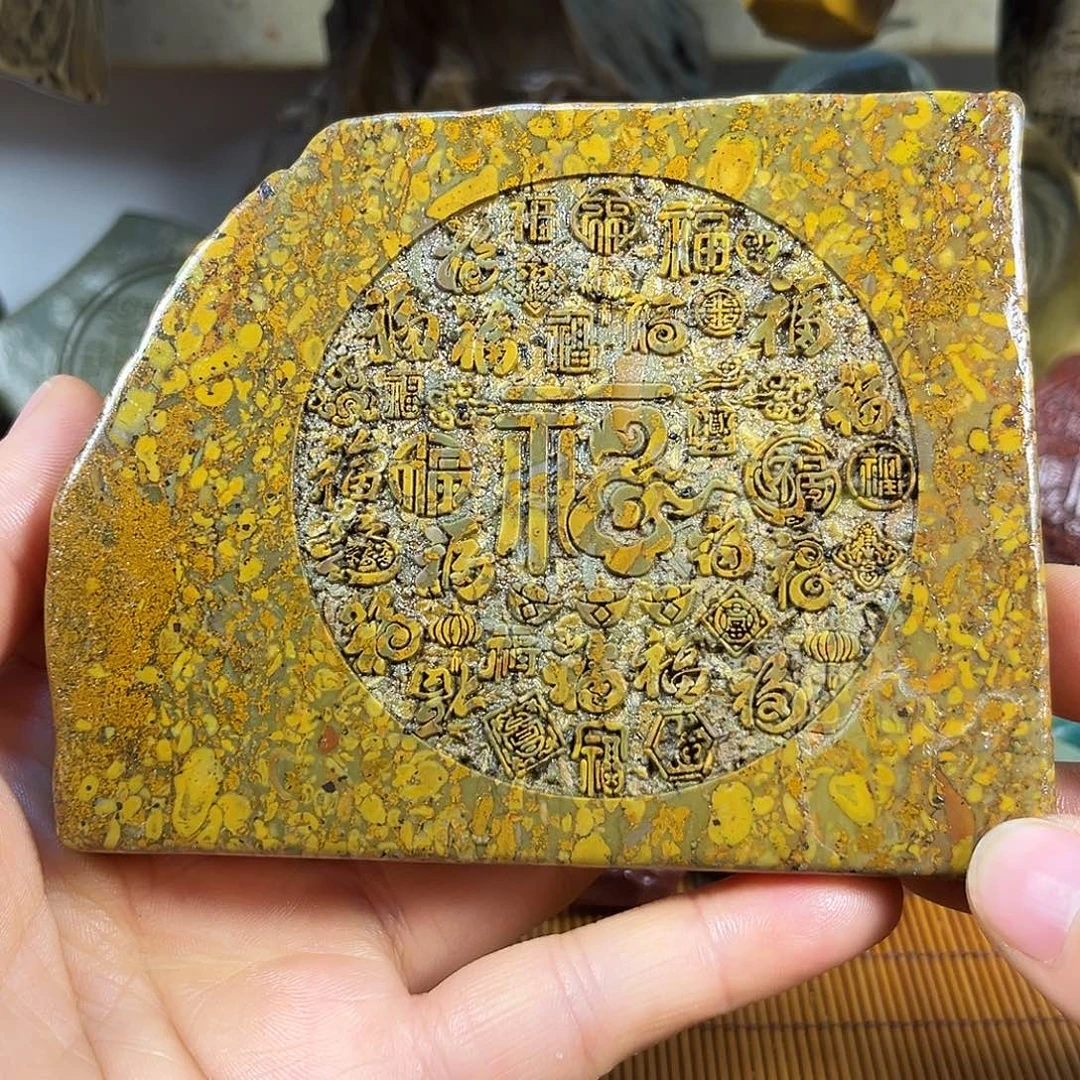 新疆戈壁石原石雕刻17