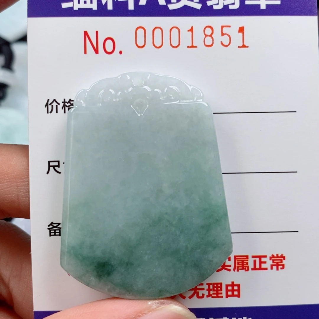 翡翠未镶嵌颈饰挂件