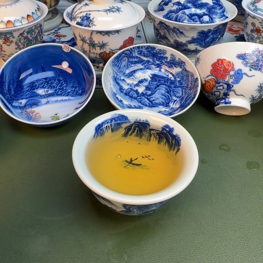 陶纯手工纯手绘茶具317