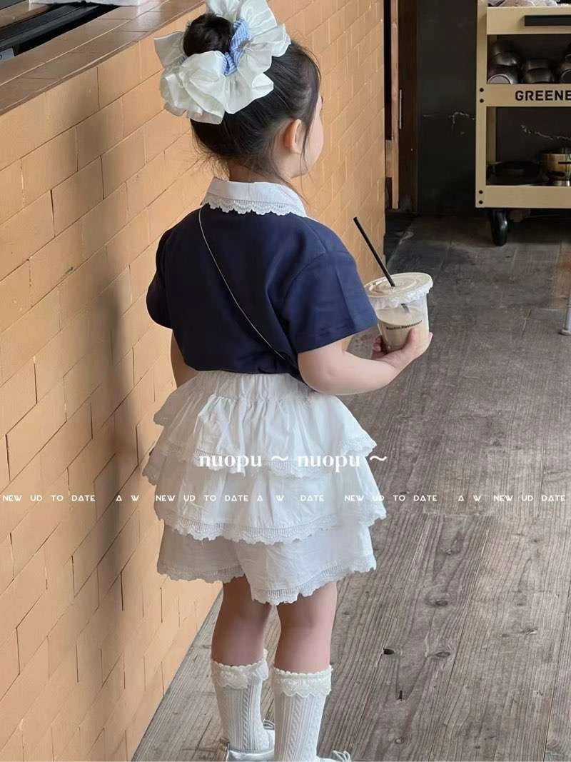 2025年｜夏季新款｜女童套装｜短袖短裤纯棉套装