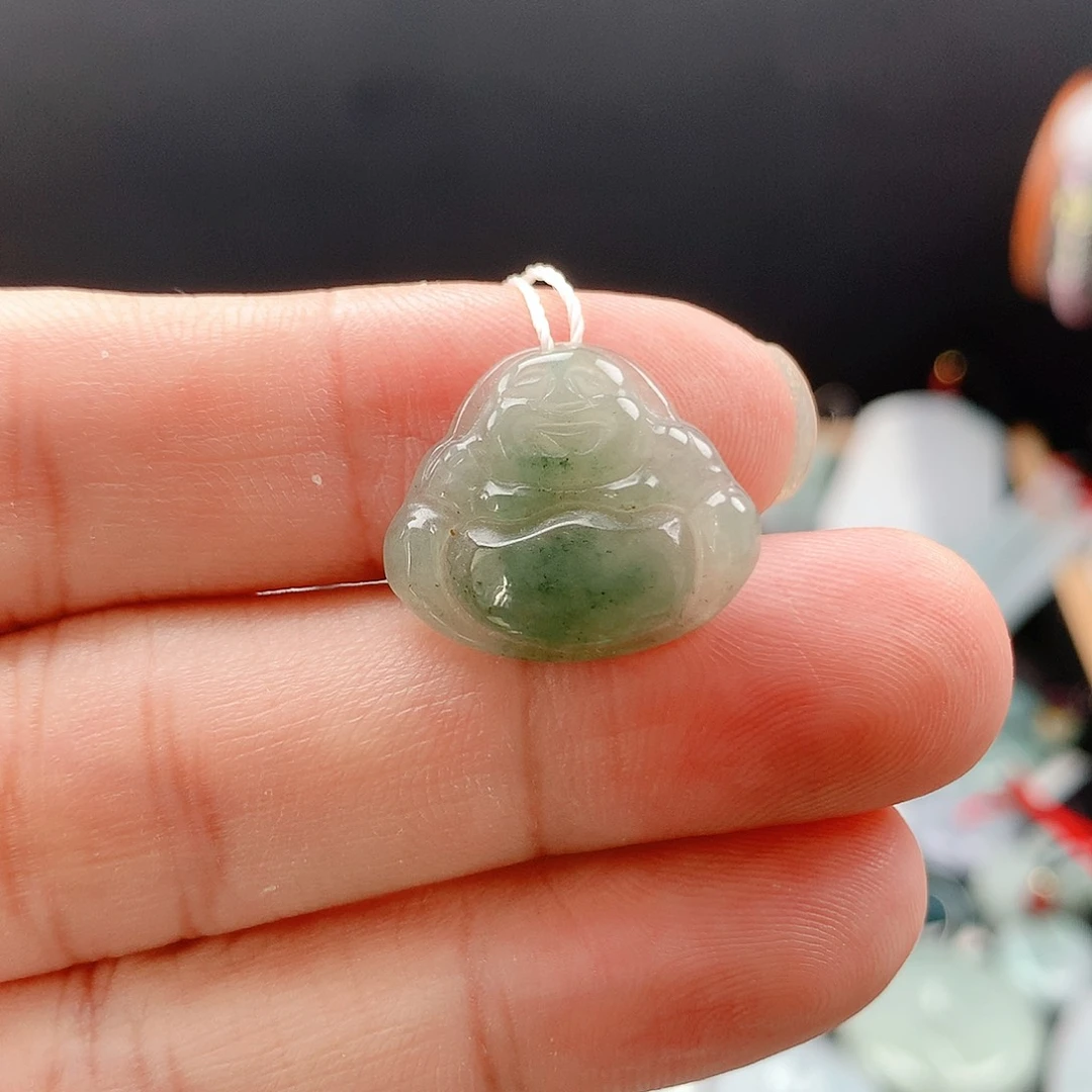 翡翠未镶嵌吊坠(不含链)35佛公