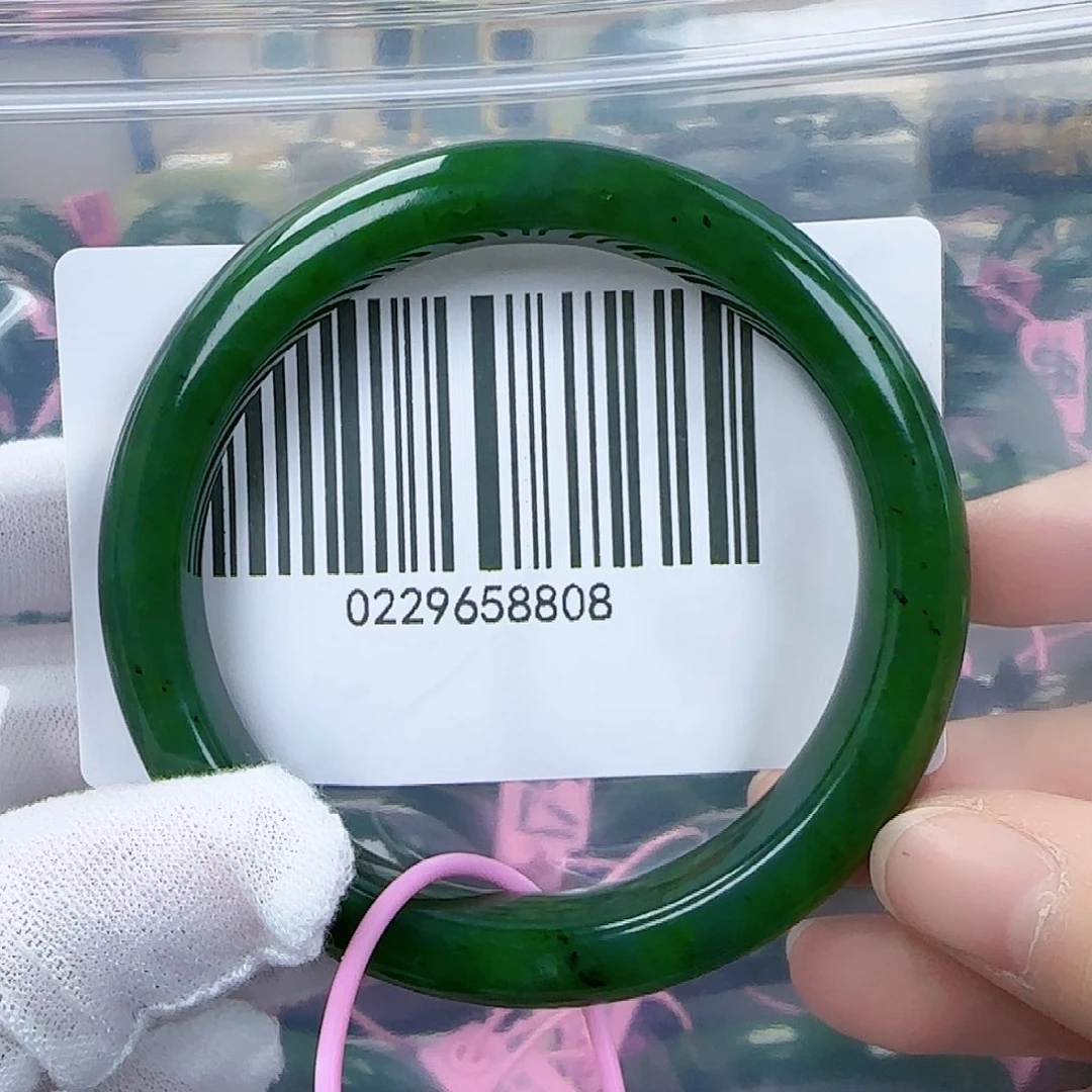 和田玉（碧玉）手镯未镶嵌5859