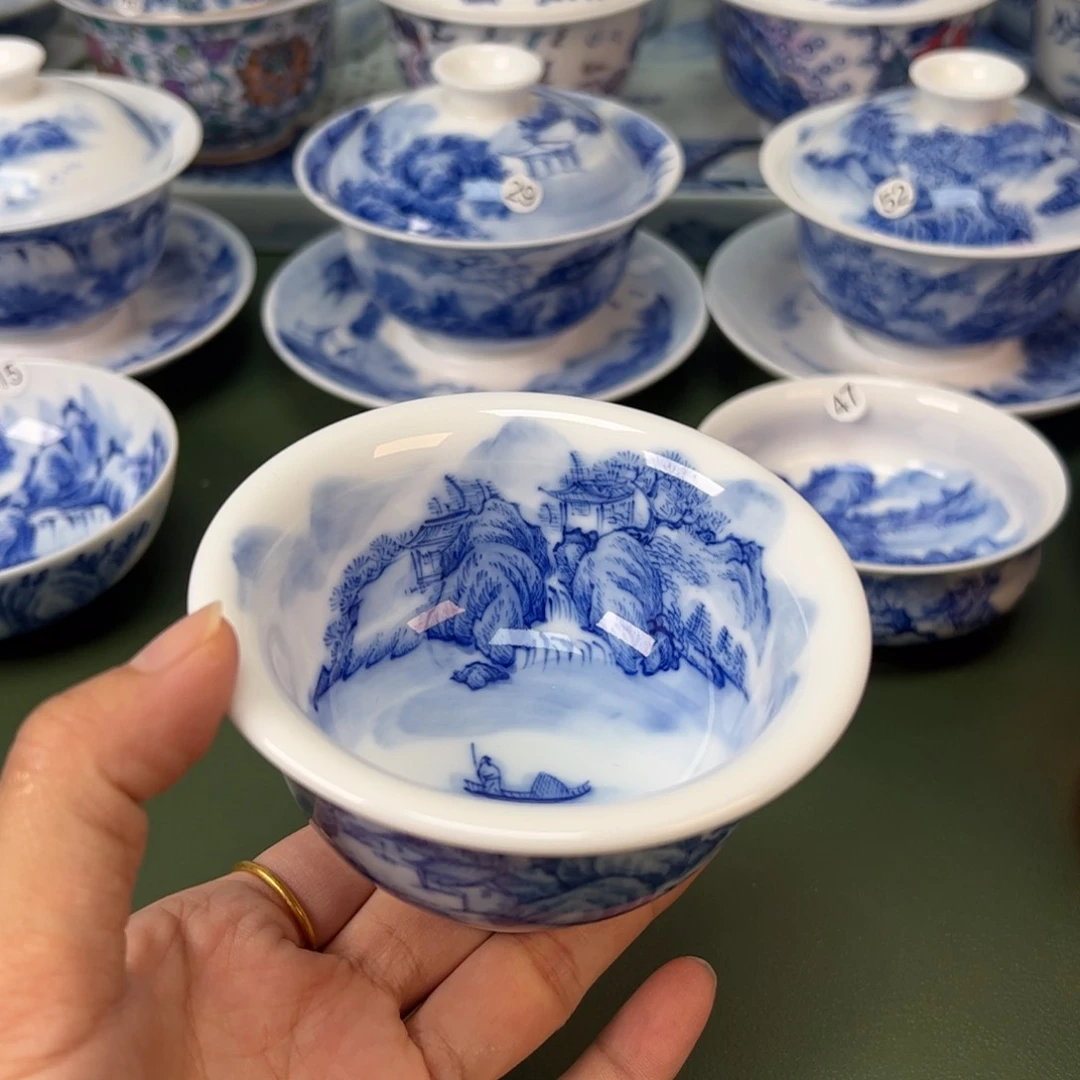 木木景德镇纯手工纯手绘茶具63