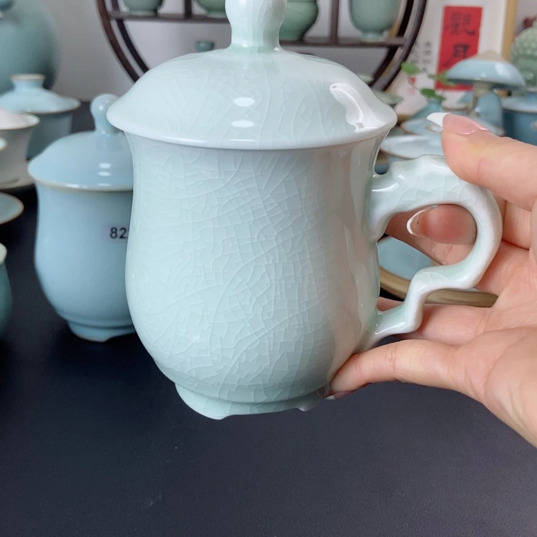 雪**关一级玉青龙头办公杯