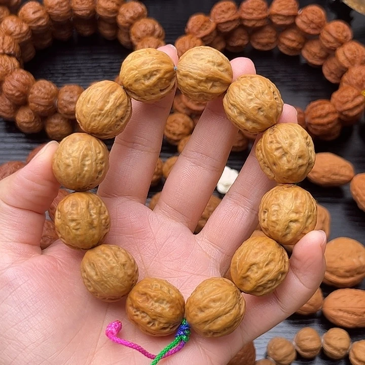 吊坠桃核原皮光头