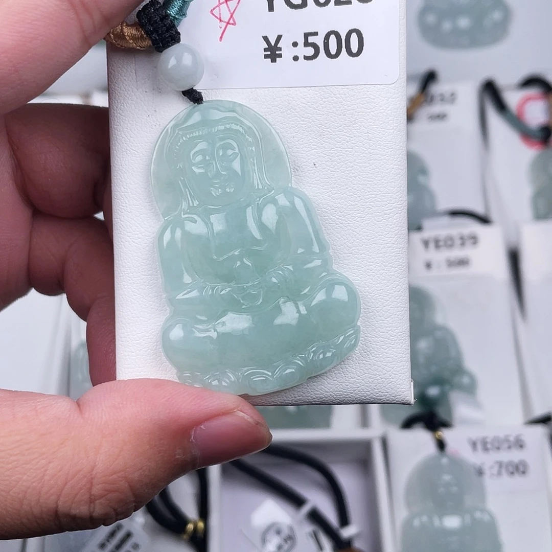 翡翠未镶嵌颈饰yg628