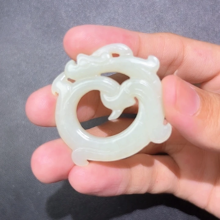 和田玉未镶嵌挂件禾***爷