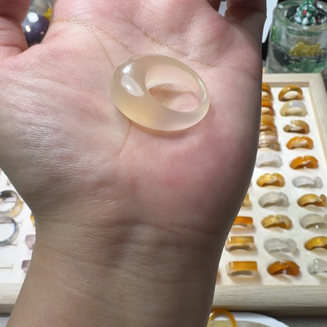 未镶嵌戒指玛瑙/玉髓669港16