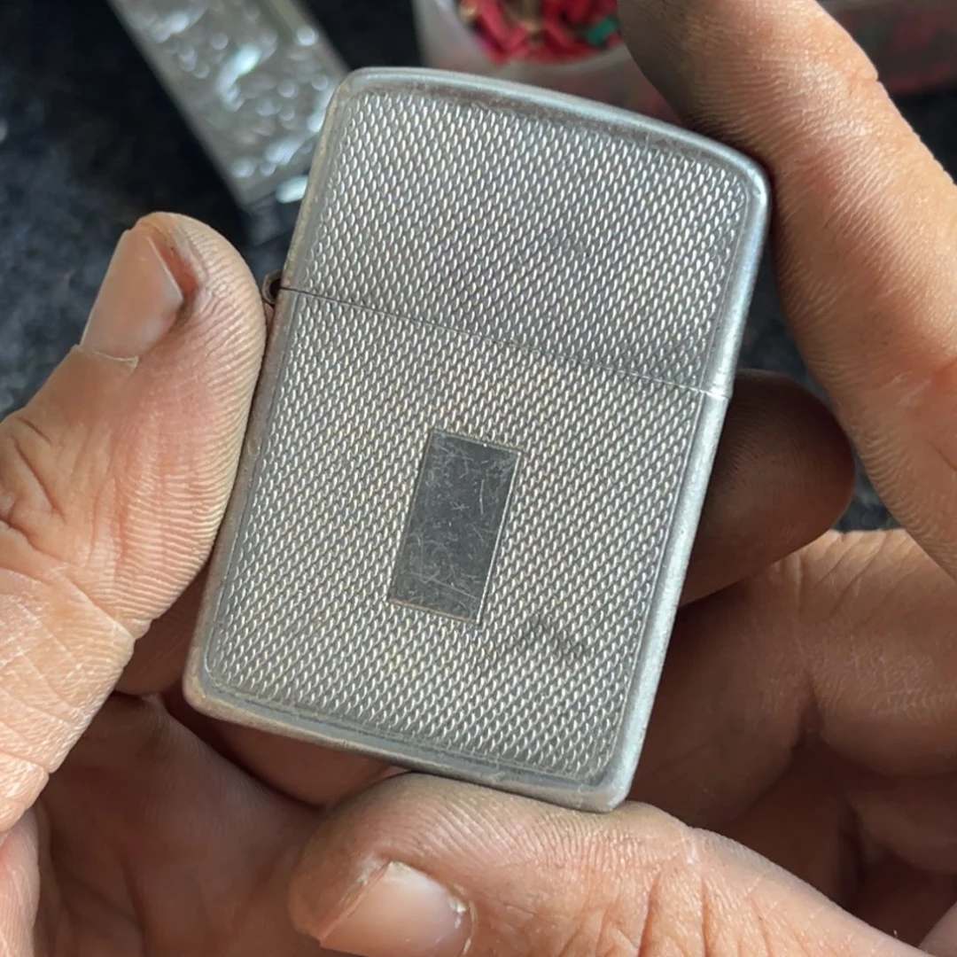 古董煤油打火机-帕克翻盖