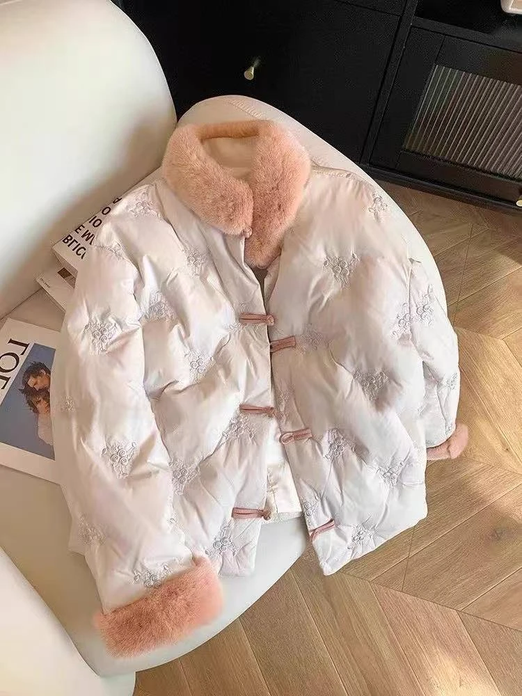 【加棉】烟霞--新中式加棉设计师高定轻奢宽松休闲复古圆领国潮